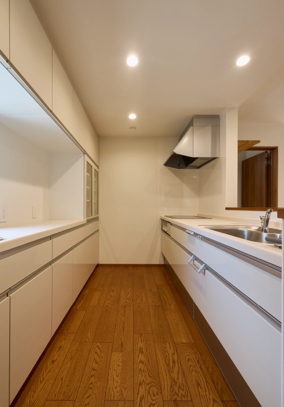女性設計士が手掛ける名古屋市の新築住宅のキッチン
